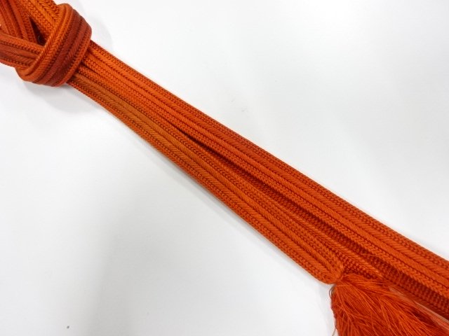 未使用品　正絹　手組帯締め